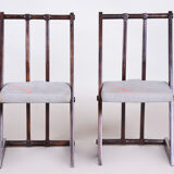 Paire de fauteuils Avant Gard fabriqué dans les années 1940 en Tchéquie. Original, non restauré.