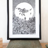 " l'envol " Indian ink on paper