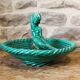 Ceramic cup with mermaid decoration