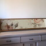 Trapezoidal mirror in solid oak