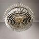 Chandelier 6 lights metal brass 70