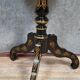 Napoleon III period pedestal table in black lacquer circa 1850