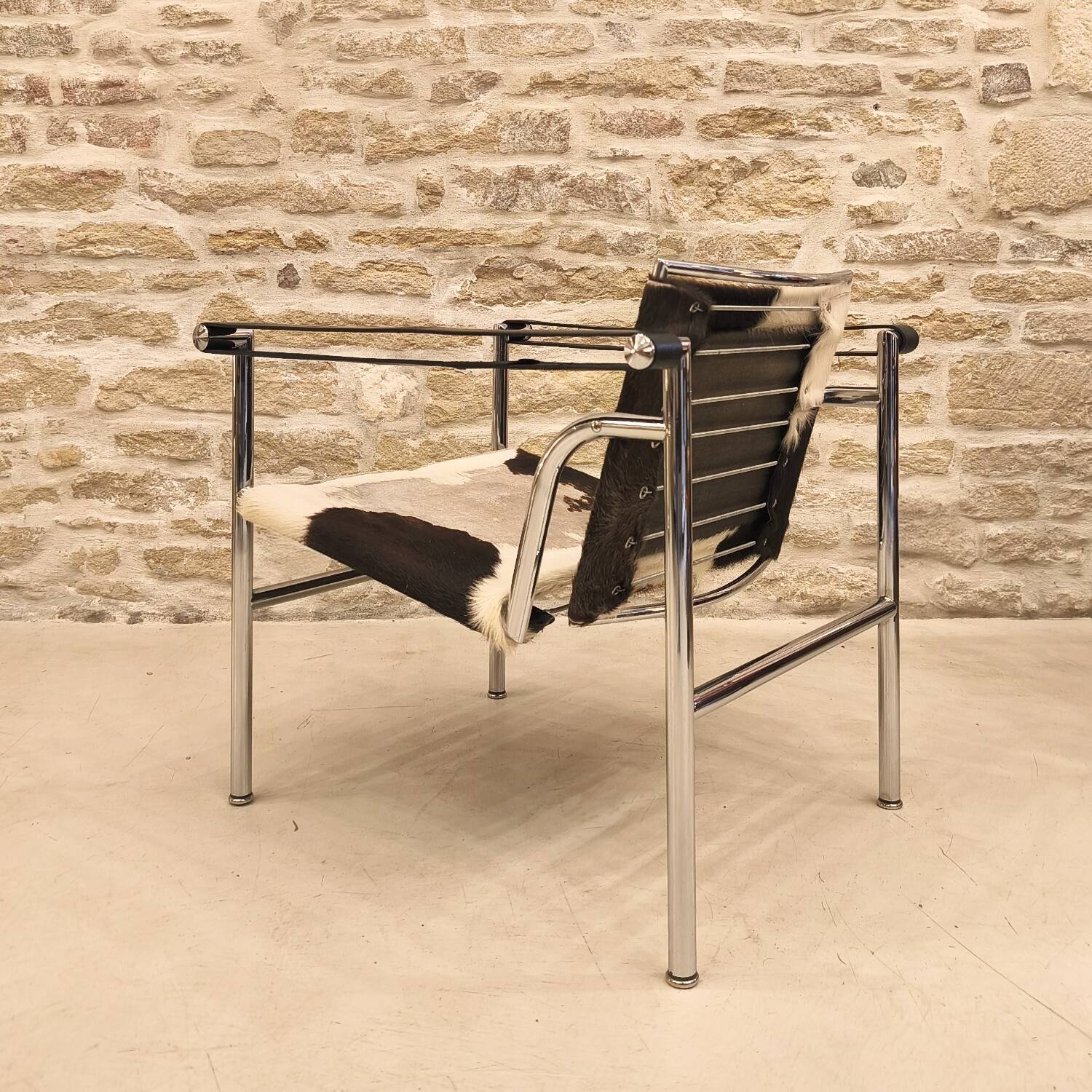 LC1 armchair designed by Perriand / Le Corbusier, Cassina, 1960