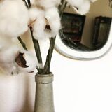 Stamped terracotta bottle