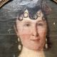 Oil on canvas "Bust of a Woman" 19th century