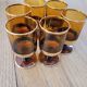 6 verres à liqueur vintage