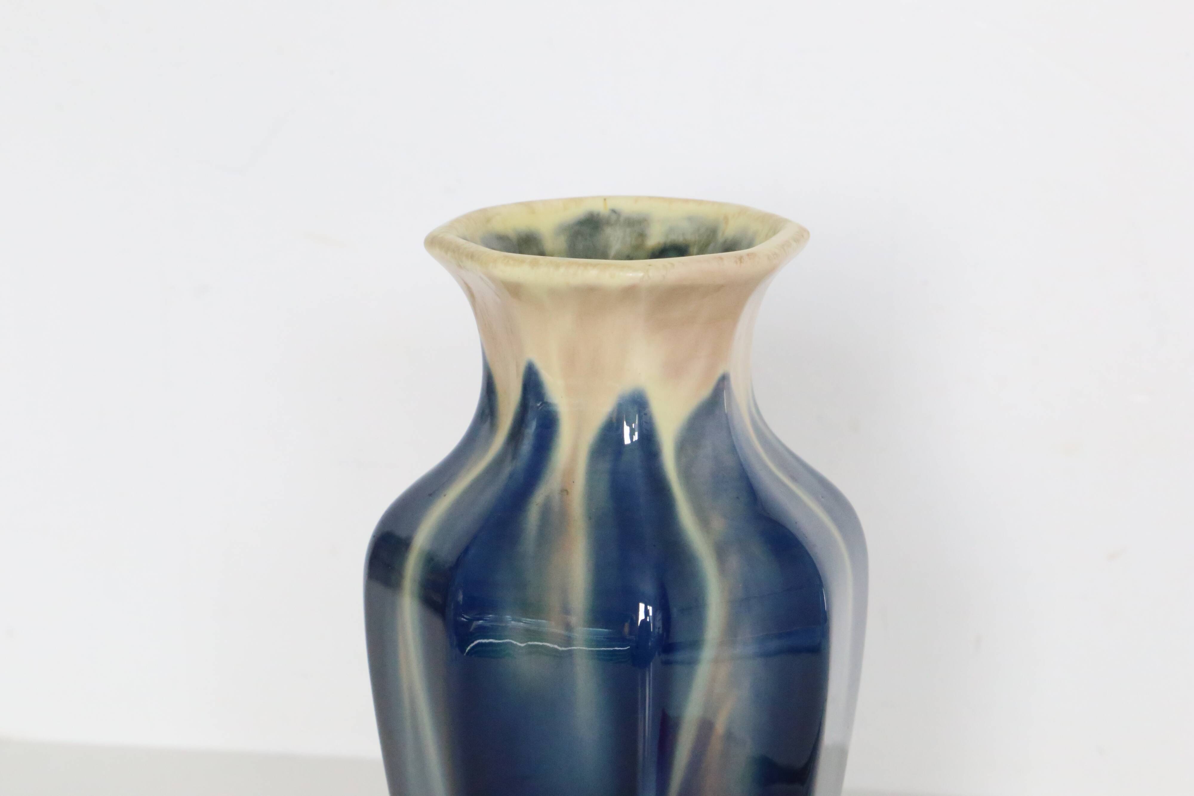 De Bruyn ceramic vase, Lille, France, antique ceramics