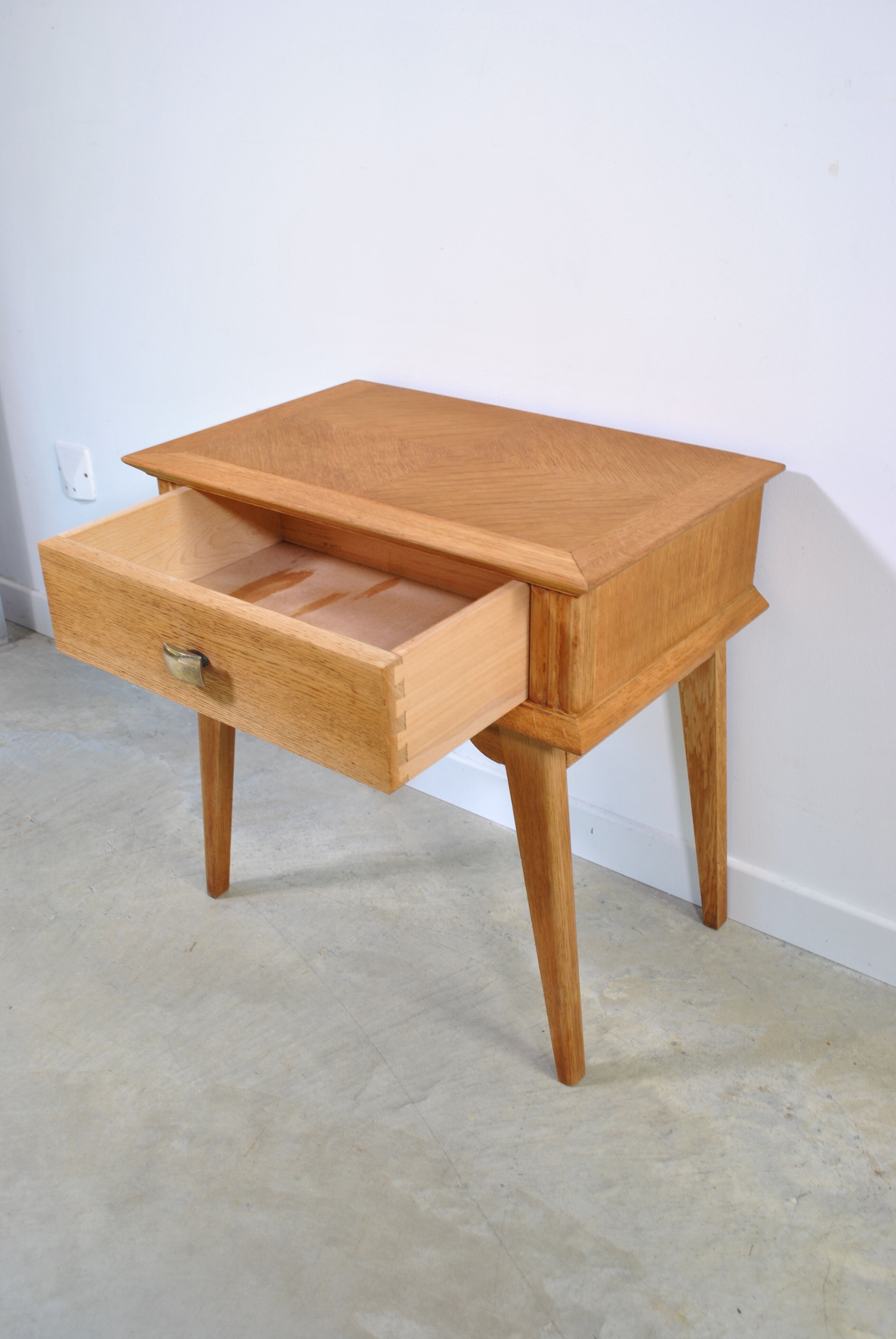 Oak bedside 1960.
