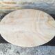 Natural travertine coffee table