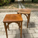 Luterma stool pair in beech – France, 1950s