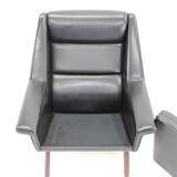 1970s Folke Ohlsson Armchair 4410 in Leatherette, Denmark