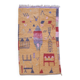 Tapis Orange moderne Berbère - 250 X 150 cm