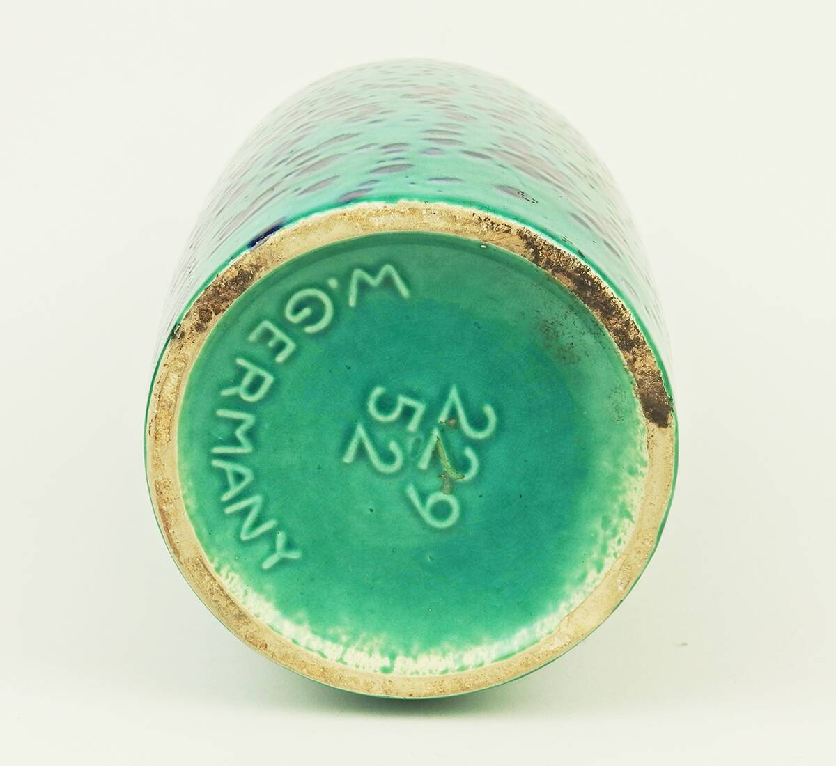 Large fat lava ceramic vase by the Scheurich factory