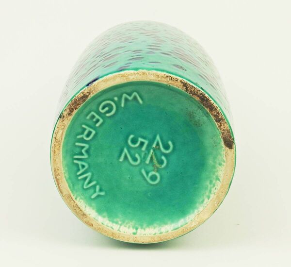 Grand vase en céramique fat lava par la manufacture Scheurich