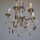 Pampille bronze chandelier and charm