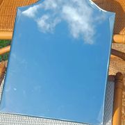 Miroir biseauté ancien de coiffeuse