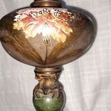 Art deco oil lamp