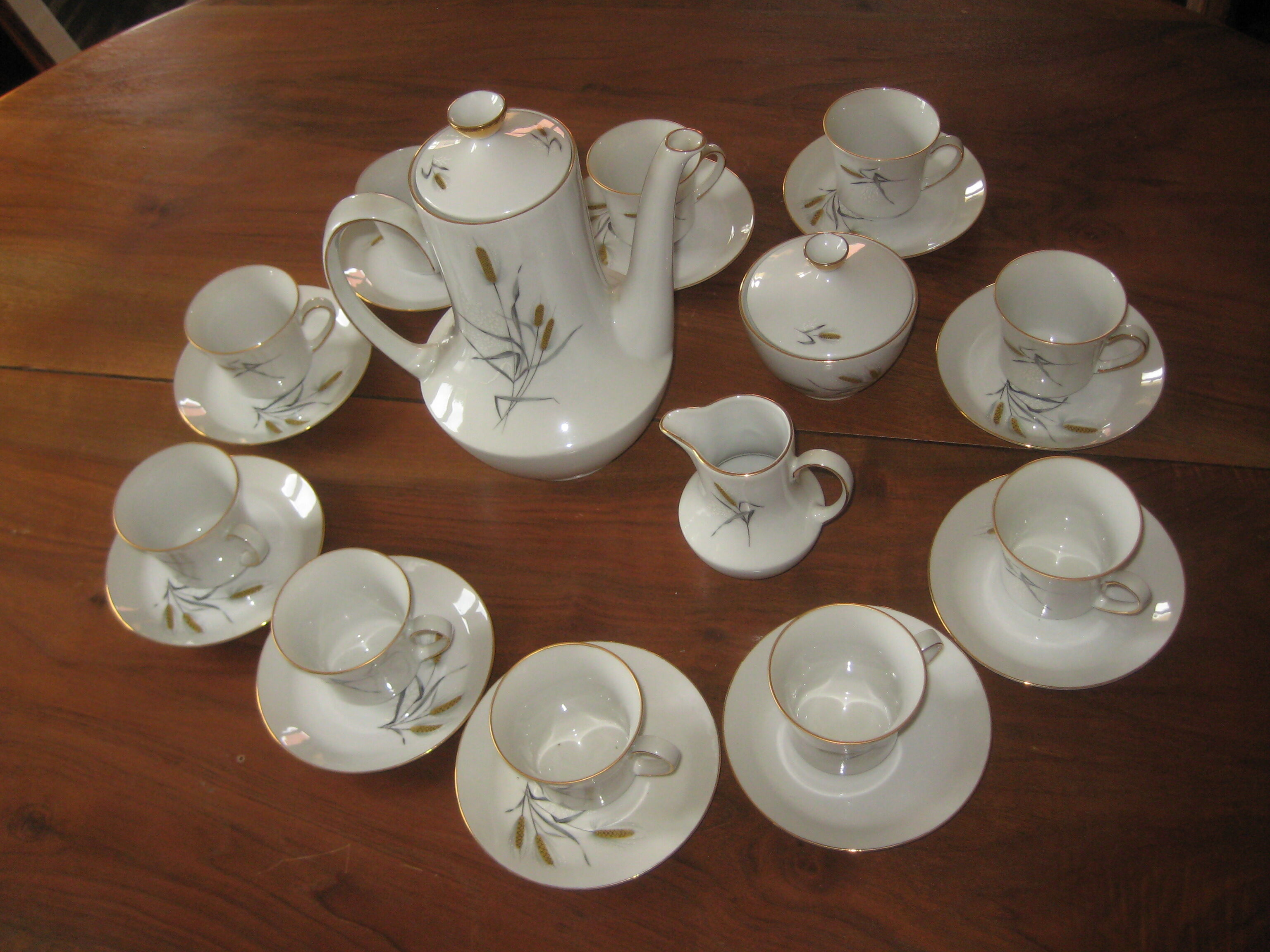 Vintage, Coffee service, WINTERLING BAVARIA GERMANY, 10 people