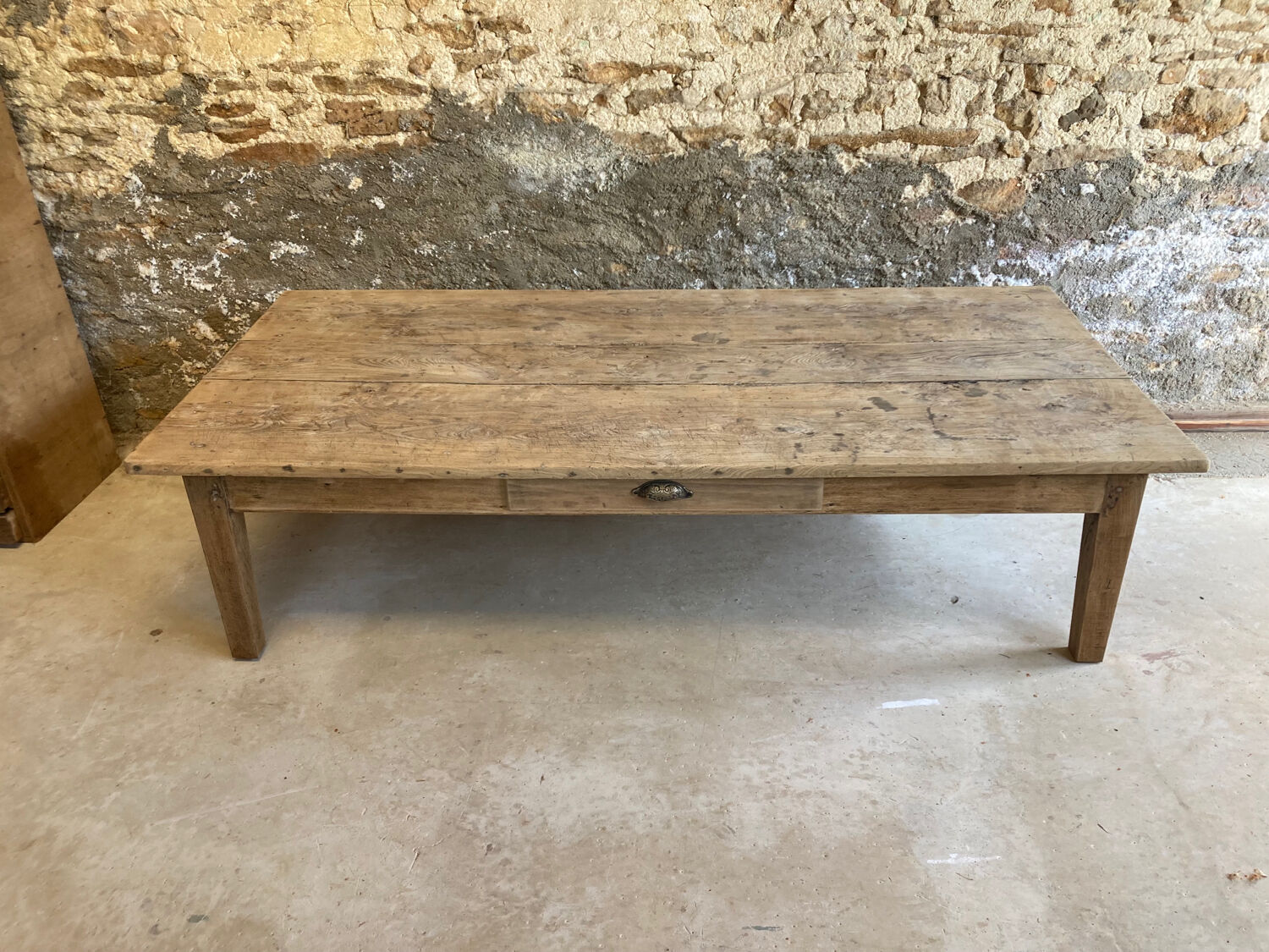 XL elm coffee table