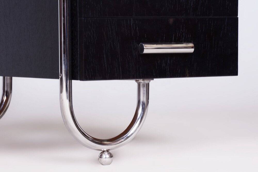 Bauhaus Oak Writing Desk by Robert Slezak, Czechia, 1930s