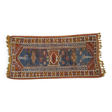 Vintage polychrome wool rug
