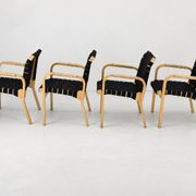 Model 45 Lounge Chairs by Alvar Aalto for Artek, 1970s, Set of 4