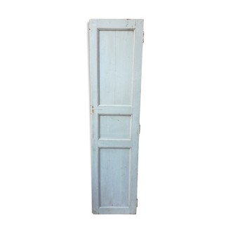 Skated wooden door