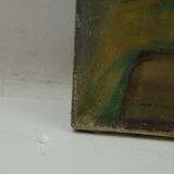 Bouquet of flowers, oil on canvas signed