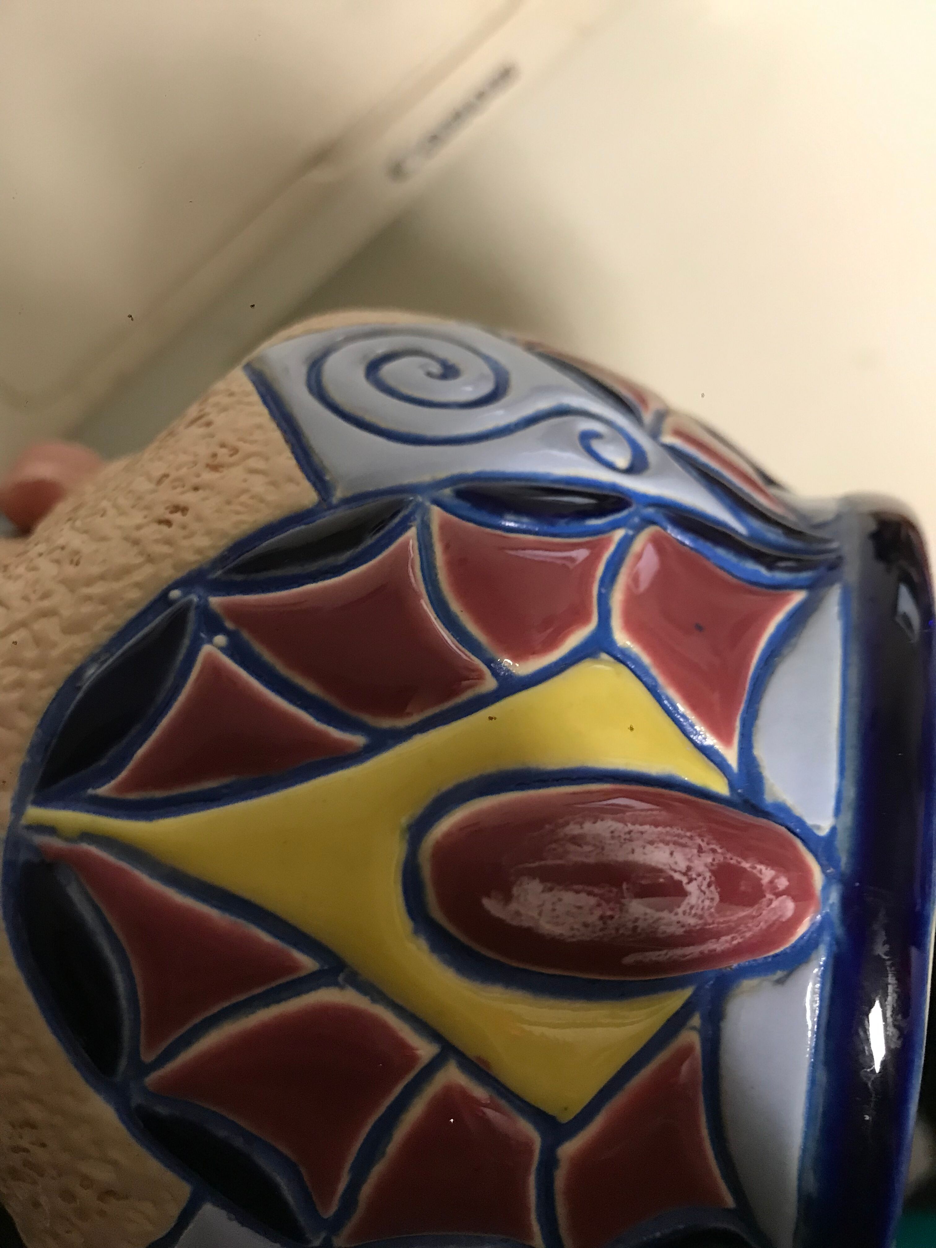Ceramic art deco vase