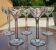 5 Saint Louis crystal glasses, Bristol model, h 15.5 cm