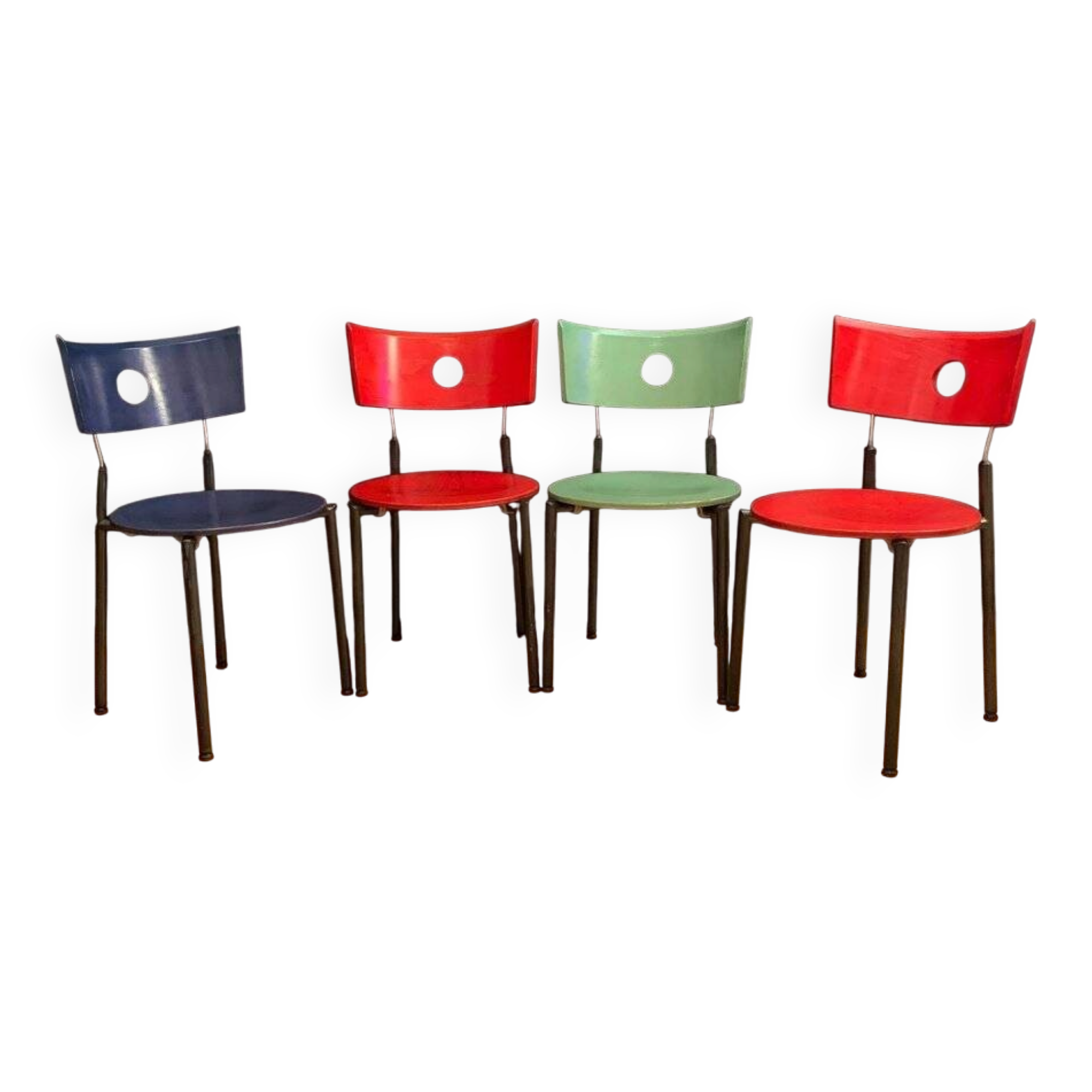 Vintage dining chairs from Kusch+Co, 1970s, set of 4