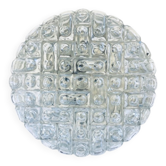 Wall lamp in glass by Erco Leuchten, 1960s