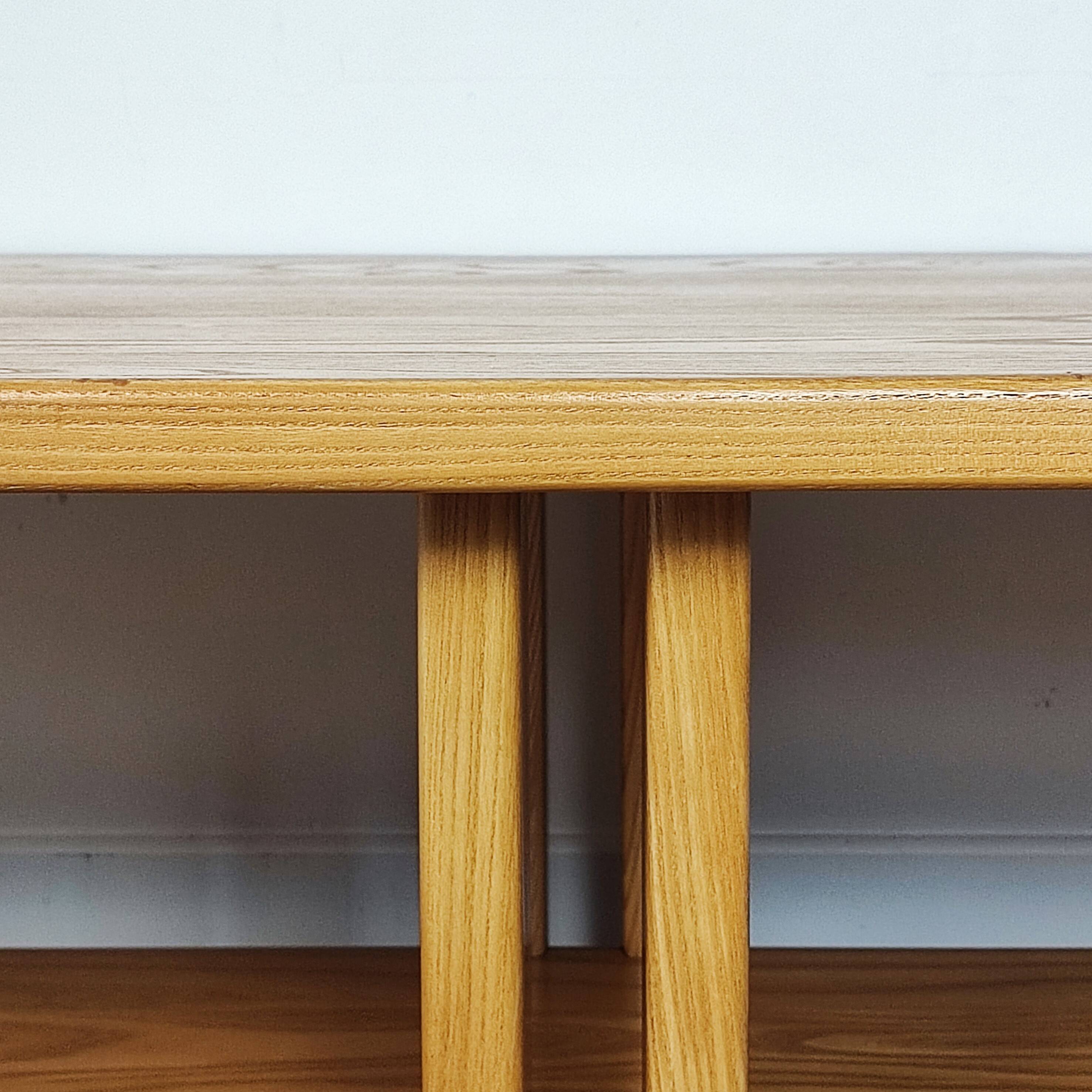 Elm coffee table, 1980