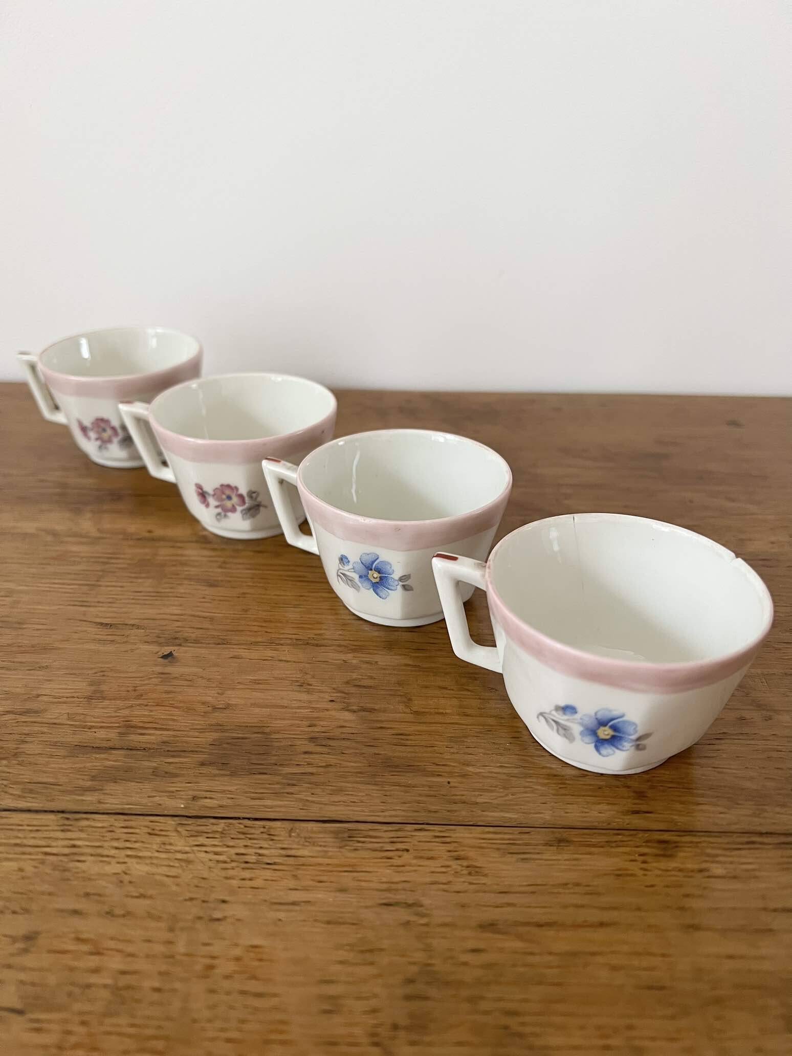 Antique Limoges porcelain dinnerette