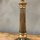 Antique bronze candle holder
