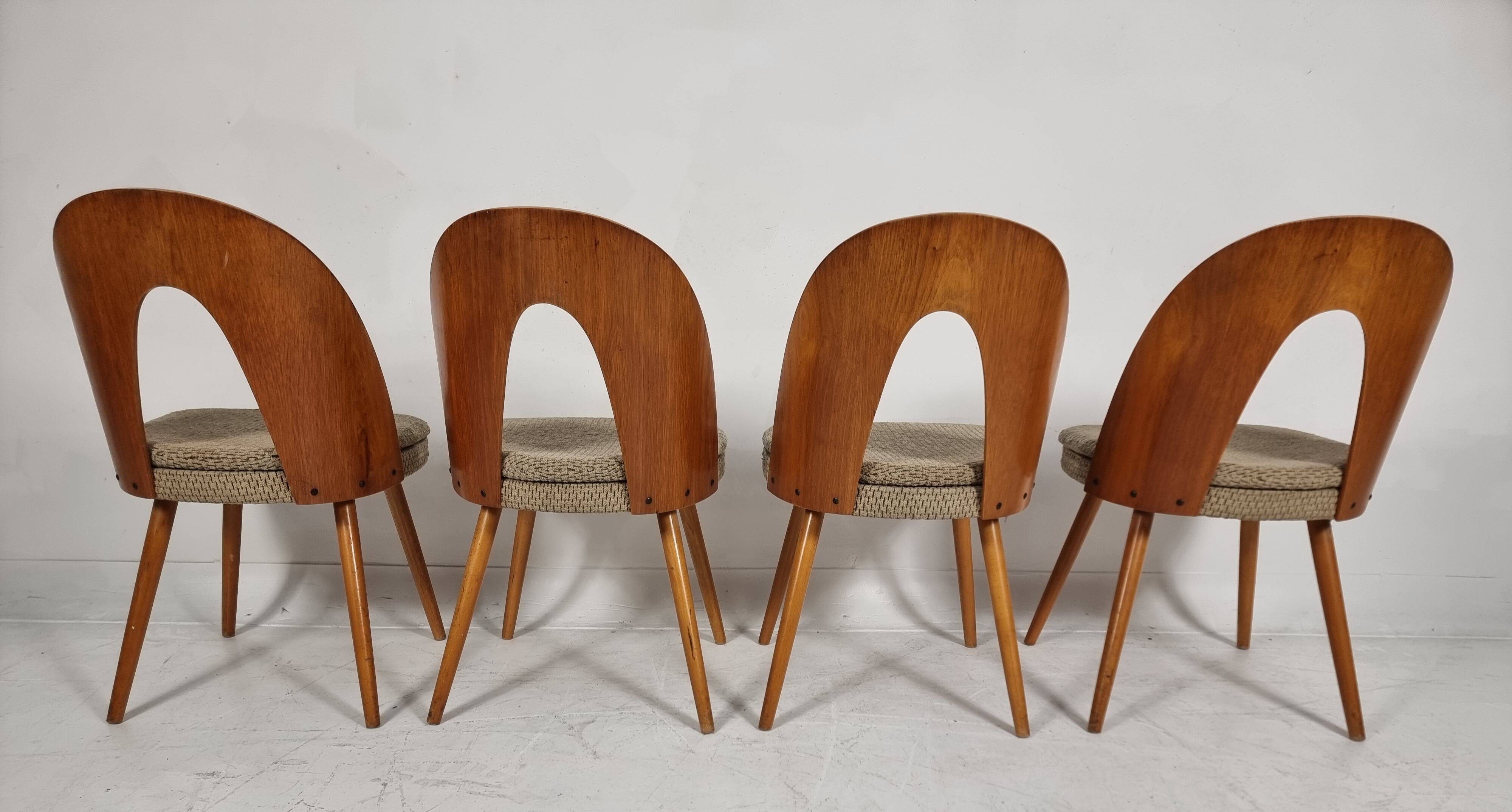 Vintage Chairs by Antonin Suman, 1960s, Set of 4