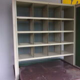 Old furniture-locker of postal sorting