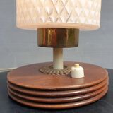 Table lamp 1960 diamond glass