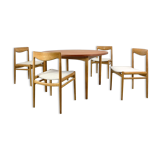Dining set in teak & oak 1960s
