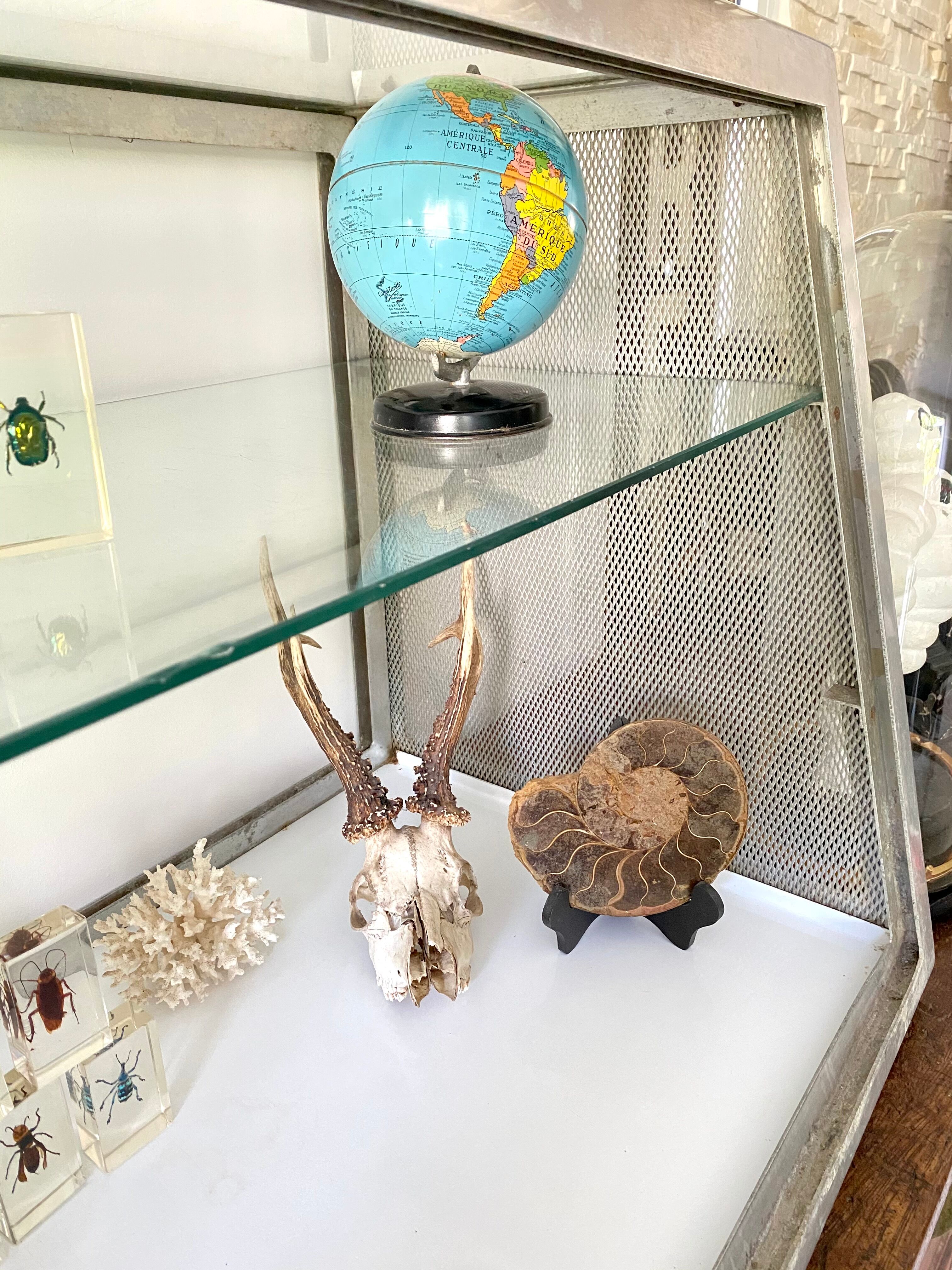 Old stainless steel window