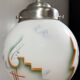 Art Deco stained glass hanging lamp 1930's