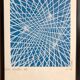 Lithographie originale de c.du plessis.structure,1996