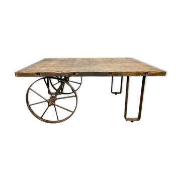 Table basse industrielle, années 1950