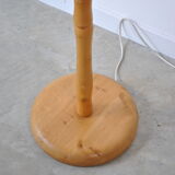 Wooden floor lamp 1970