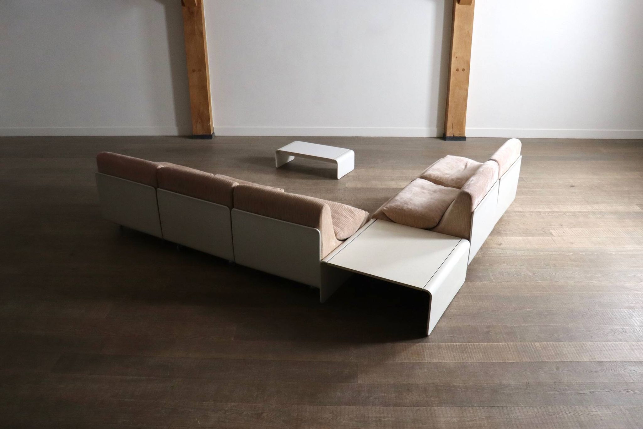Canapé modulaire COR Orbis en velours côtelé par Luigi Colani, années 1970.