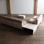 Canapé modulaire COR Orbis en velours côtelé par Luigi Colani, années 1970.