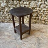 Wooden saddle with round top