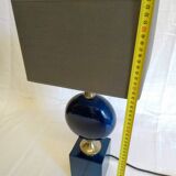 Philippe Barbier blue metal lamp