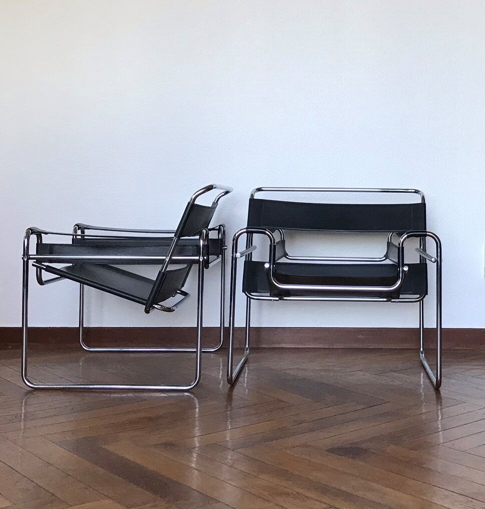 Fauteuil Wassily par Marcel Breuer, 1980