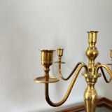 Candélabre 5 bougies laiton début XXe